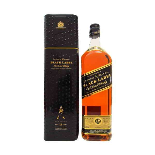 Johnnie Walker Black Label　43度　1リットルです！ Johnnie Walker Black Label 43度 1リットルです！ Amazon.co.jp