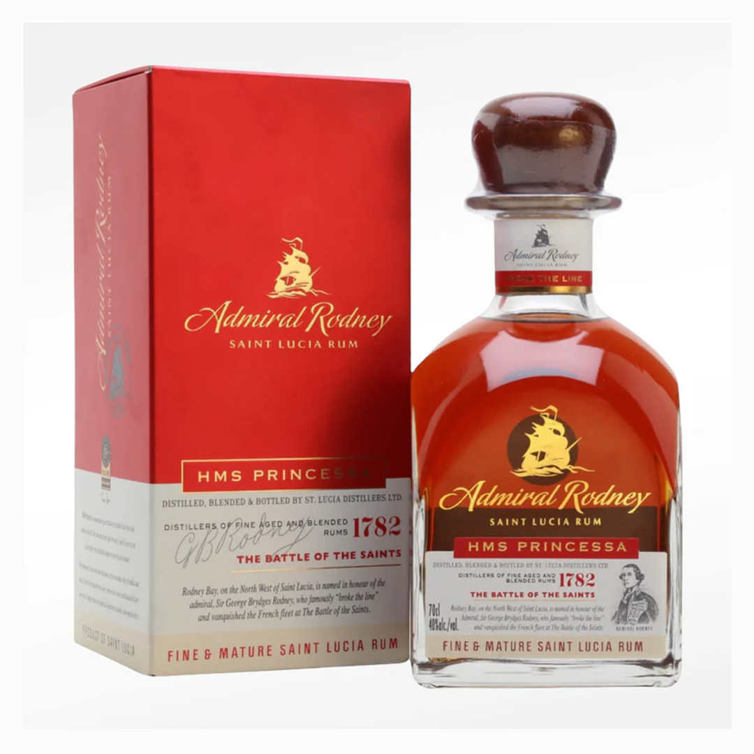 ADMIRAL RODNEY PRINCESSA 40% 750ml GB - Premier Cru Retail Stores