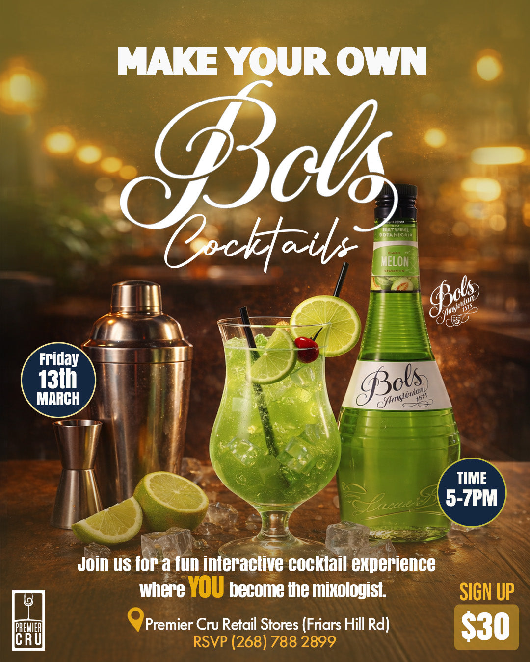 Instore Tasting/Event - Premier Cru Retail Stores