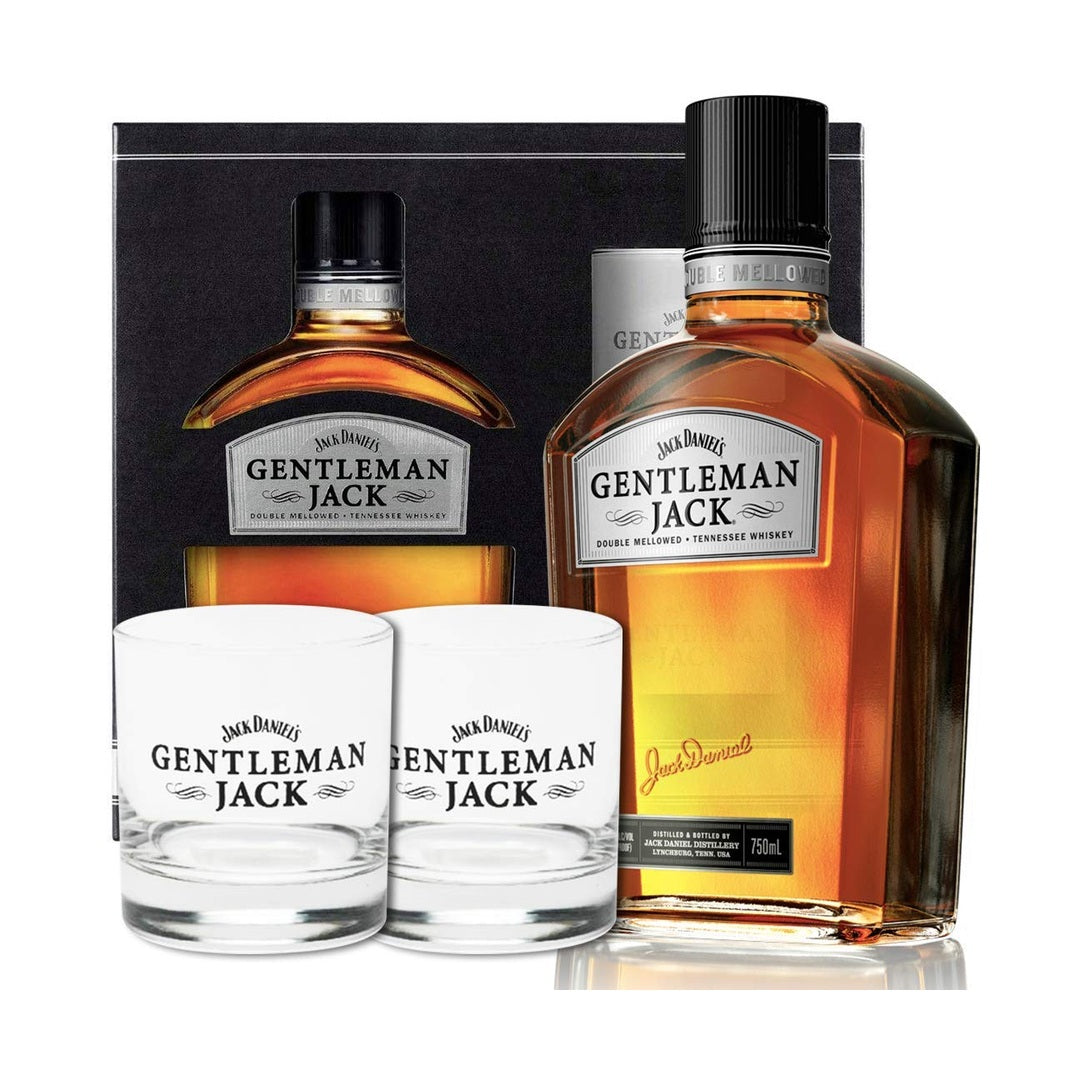 GENTLEMAN JACK 750ml GB W/ GLASSES - Premier Cru Retail Stores