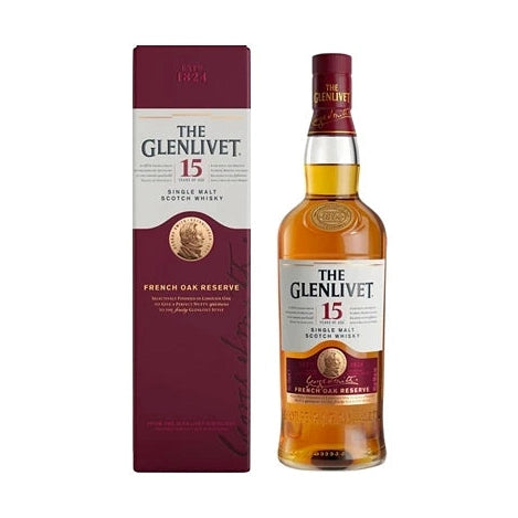 GLENLIVET FRENCH OAK 15YR 40% 1L GB - Premier Cru Retail Stores