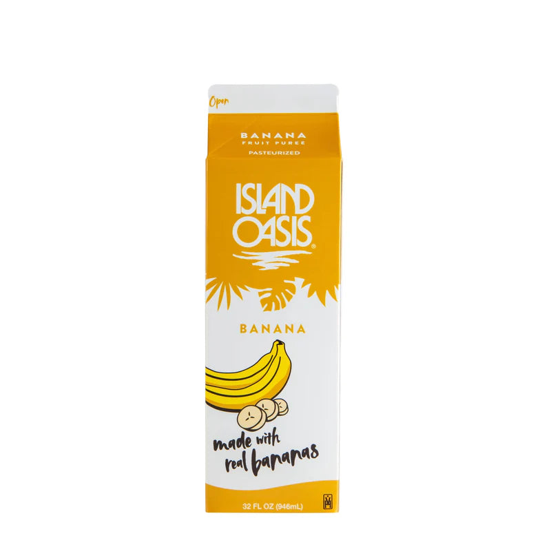 ISLAND OASIS BANANA FROZEN MIX 32oz - Premier Cru Retail Stores