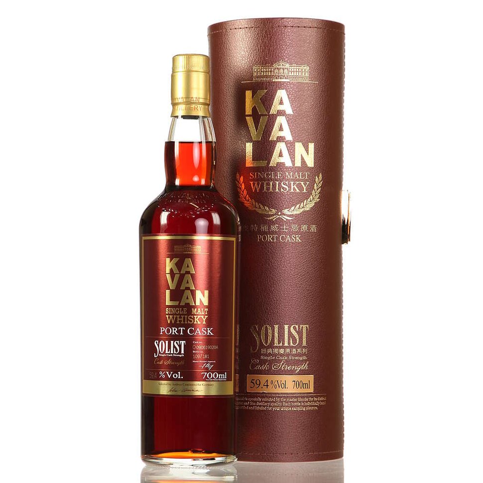 KAVALAN SOLIST PORT CASK 59.4% 700ml - Premier Cru Retail Stores