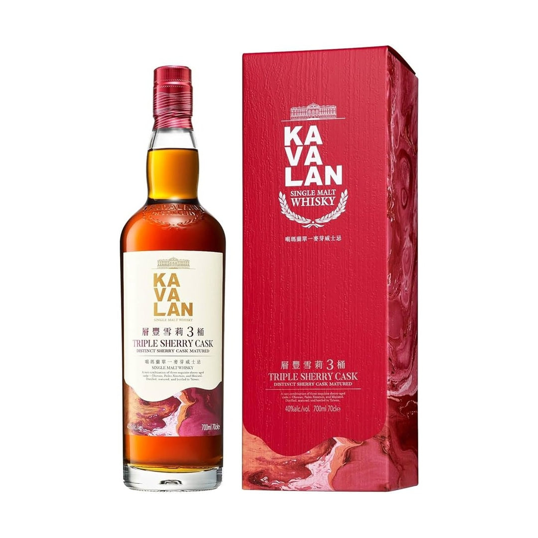KAVALAN TRIPLE SHERRY CASK 40% 700ml - Premier Cru Retail Stores