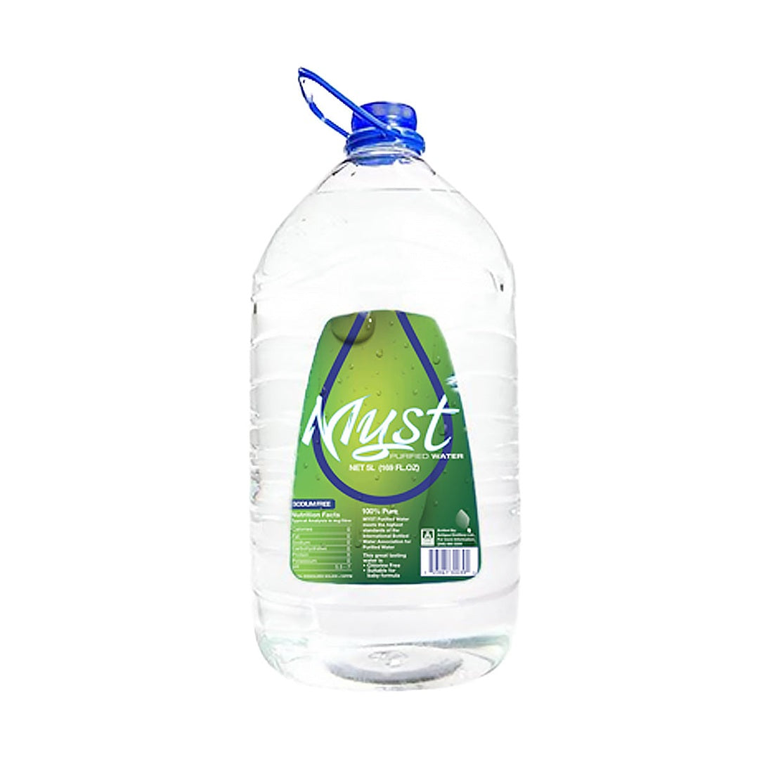 MYST PURIFIED WATER 5L - Premier Cru Retail Stores