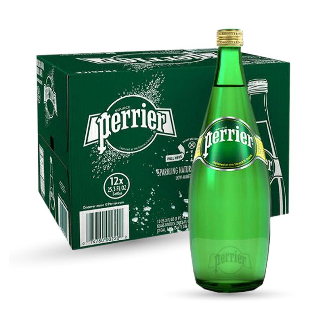 PERRIER SPARKLING WATER (GLASS) 750ml - Premier Cru Retail Stores