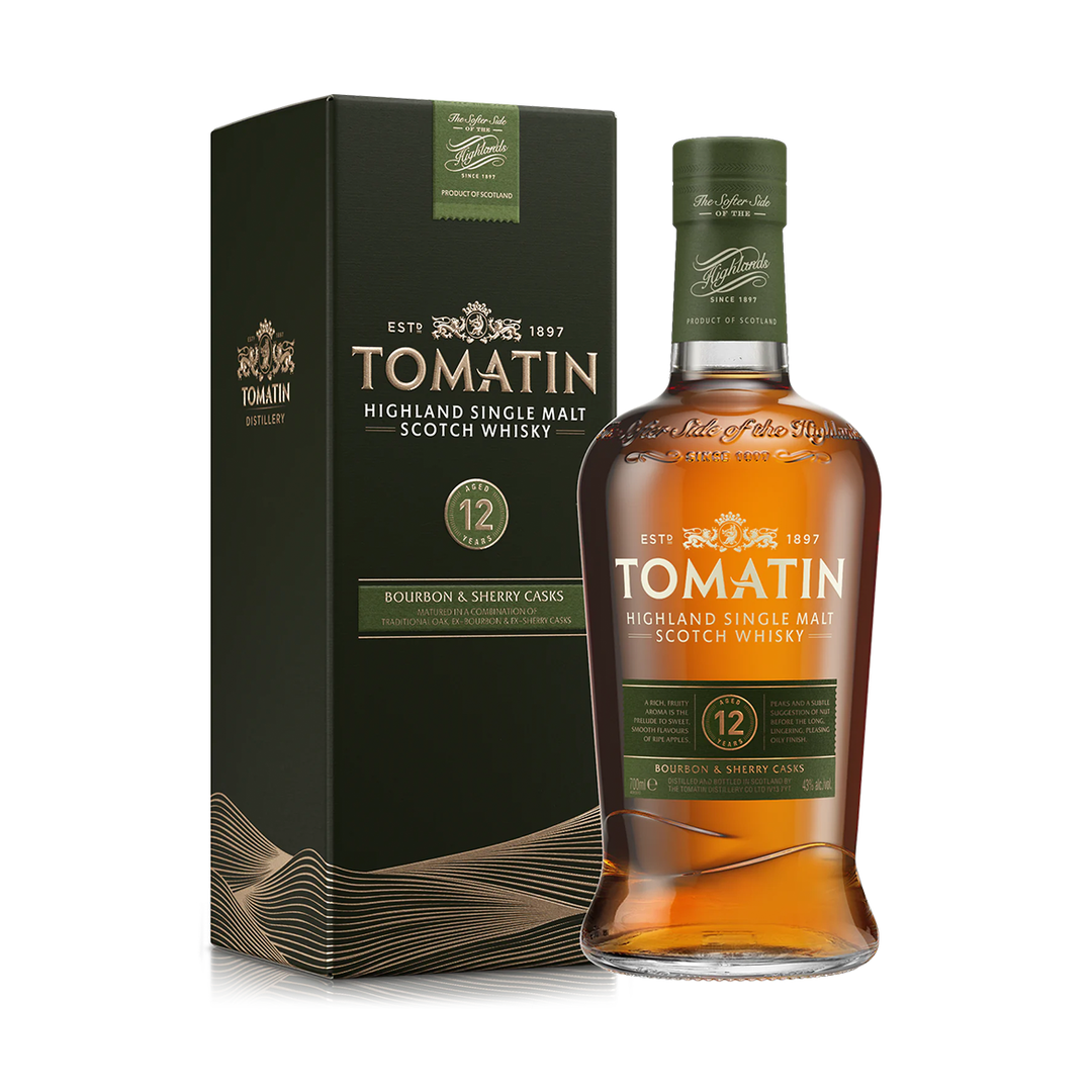 TOMATIN 12YR 40% 750ml - Premier Cru Retail Stores