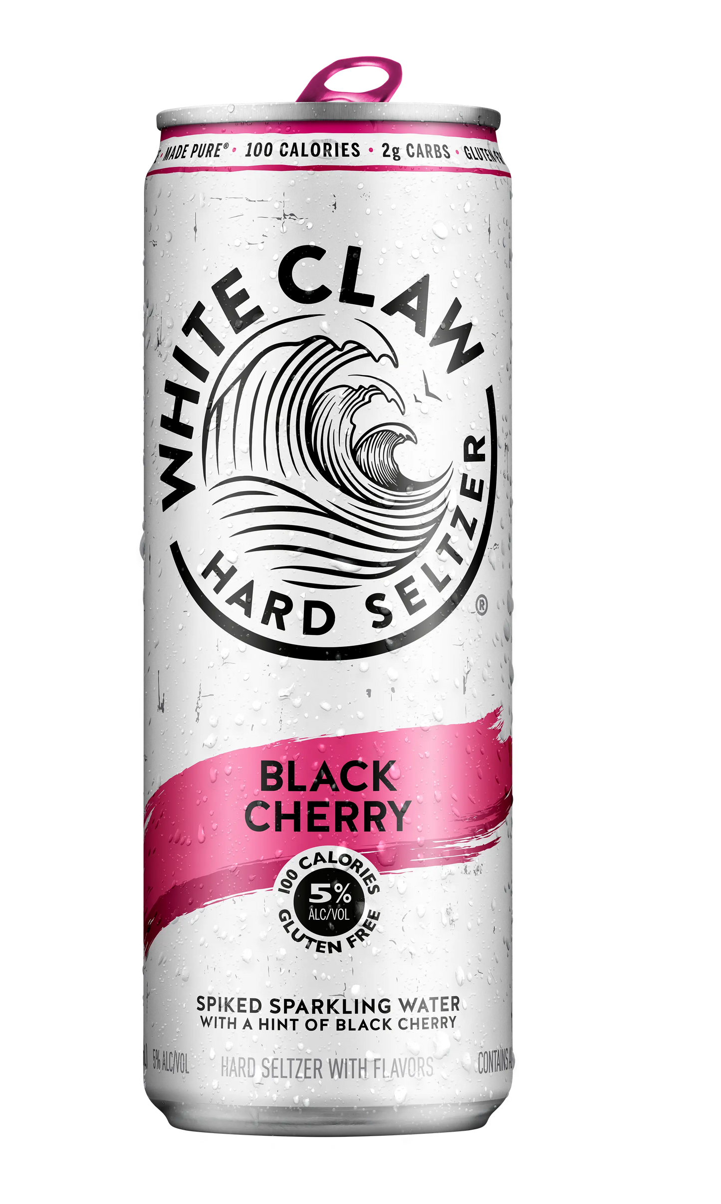 WHITE CLAW BLACK CHERRY HARD SELTZER 4.5% - Premier Cru Retail Stores