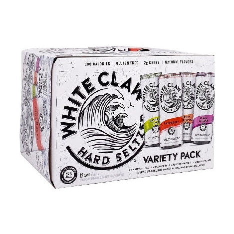 WHITE CLAW HARD SELTZER 4.5% VARIETY PACK 1 - Premier Cru Retail Stores