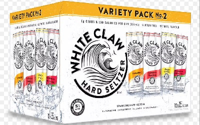 WHITE CLAW HARD SELTZER 4.5% VARIETY PACK 2 - Premier Cru Retail Stores
