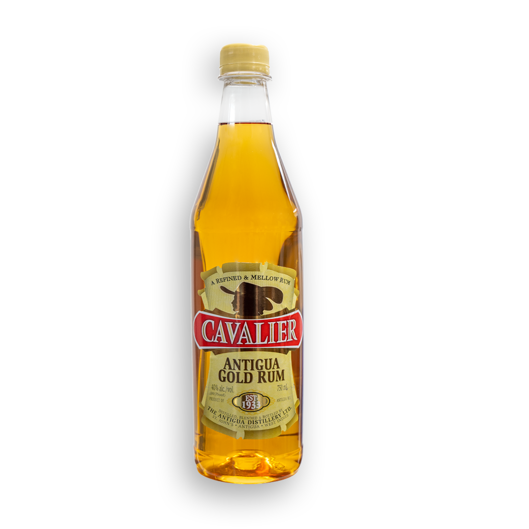 CAVALIER GOLD RUM (PET) 40% 750ml - Premier Cru Retail Stores