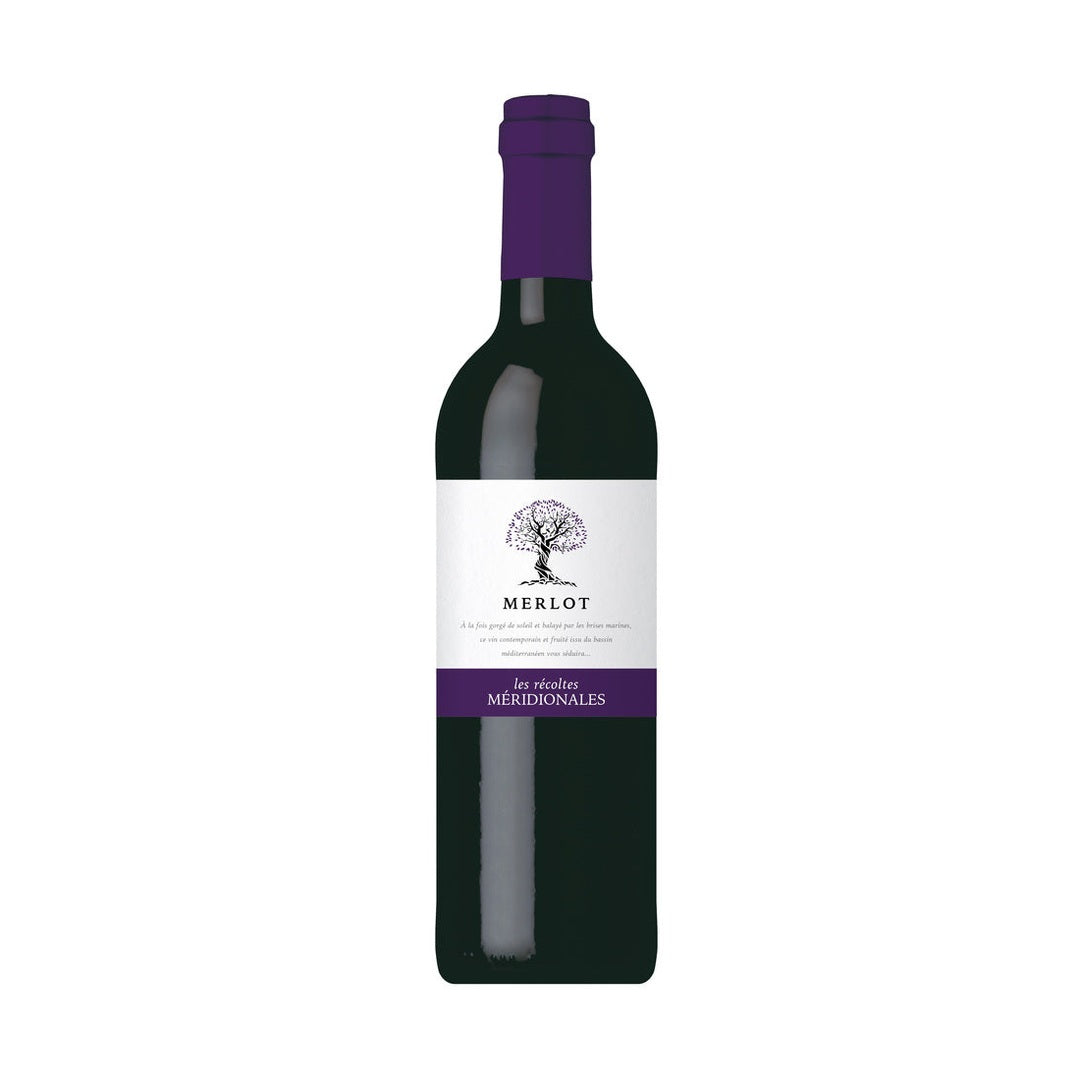 MERLOT LES RÉCOLTES MÉRIDIONALES 75cl - Premier Cru Retail Stores