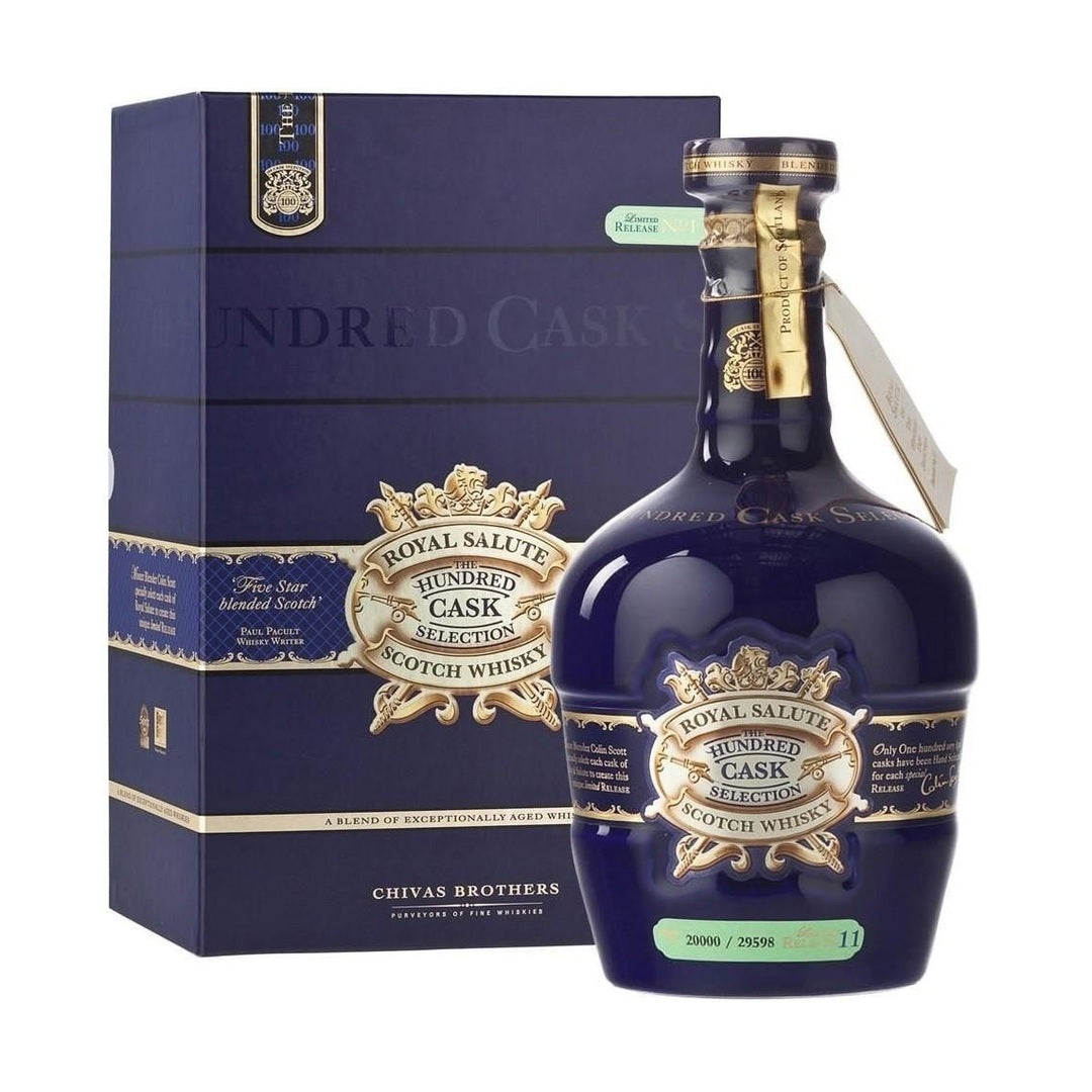 CHIVAS REGAL ROYAL SALUTE 100 CASK BLENDED SCOTCH 700ml - Premier Cru Retail Stores