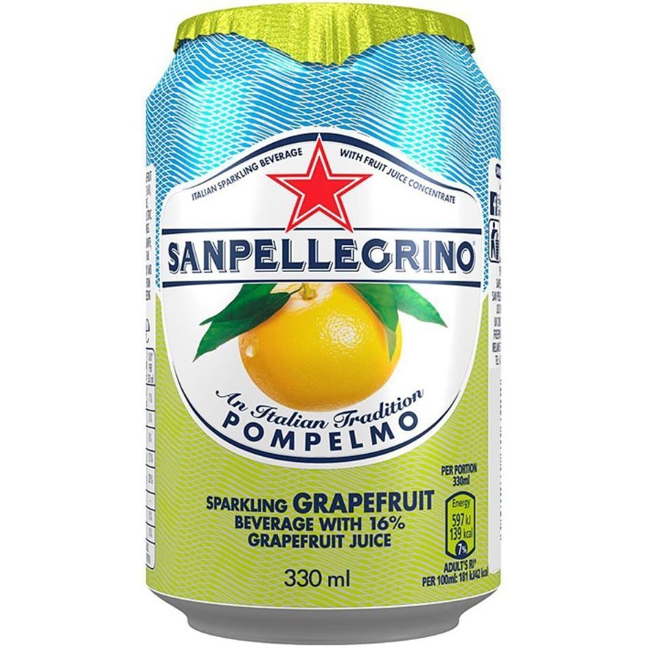 SAN PELLEGRINO POMPELMO CAN 330ml - Premier Cru Retail Stores