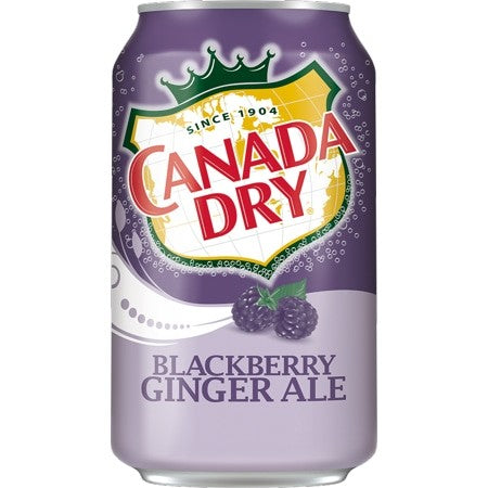CANADA DRY GINGER ALE BLACKBERRY CAN 12oz - Premier Cru Retail Stores