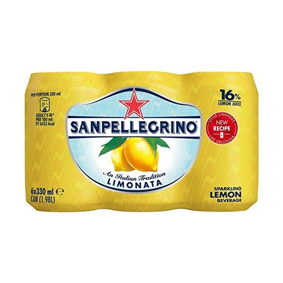 SAN PELLEGRINO LIMONATA CAN 330ml - Premier Cru Retail Stores