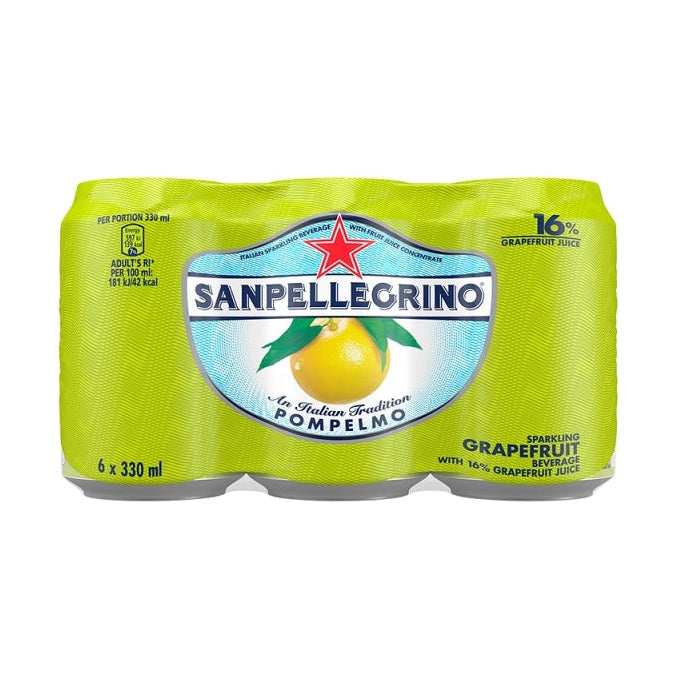 SAN PELLEGRINO POMPELMO CAN 330ml - Premier Cru Retail Stores