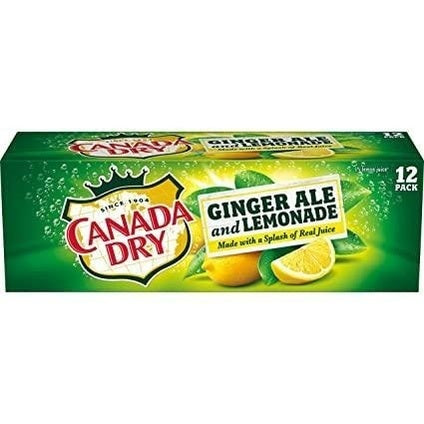 CANADA DRY GINGER ALE LEMONADE CAN 12oz - Premier Cru Retail Stores