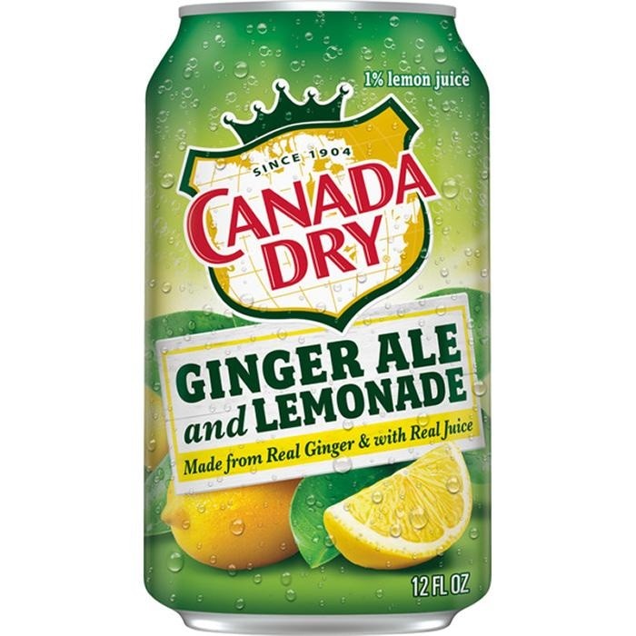 CANADA DRY GINGER ALE LEMONADE CAN 12oz - Premier Cru Retail Stores