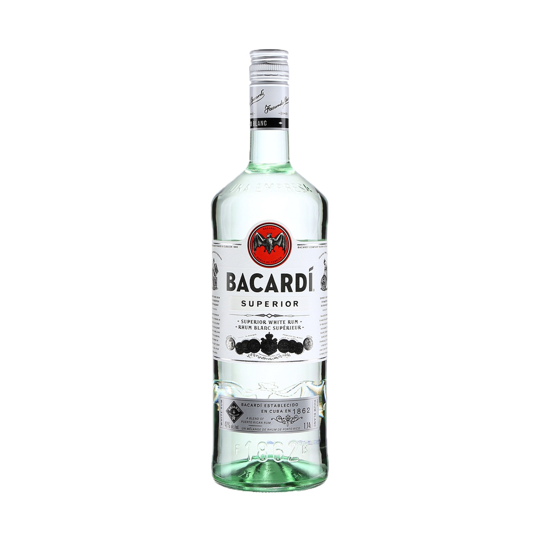 BACARDI RUM WHITE 1 Litre - Premier Cru Retail Stores