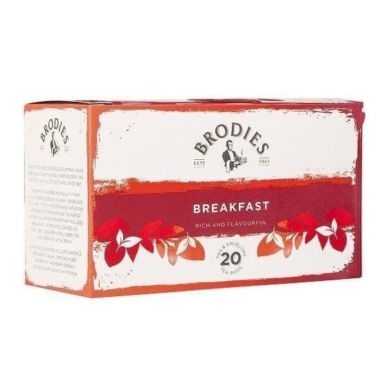 BRODIES BREAKFAST TEA 20 Bags/Box - Premier Cru Retail Stores