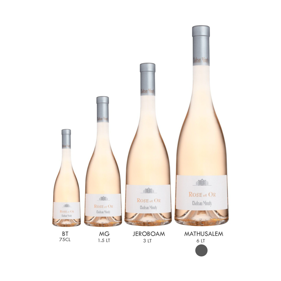 CHATEAU MINUTY ROSE ET OR COTES DE PROVENCE ROSE MATUSALEM 6 Liter - Premier Cru Retail Stores