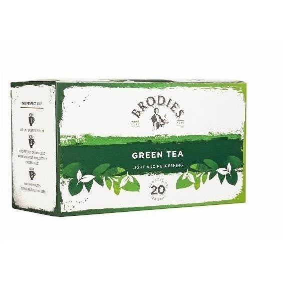 BRODIES GREEN TEA 20 Bags/Box - Premier Cru Retail Stores