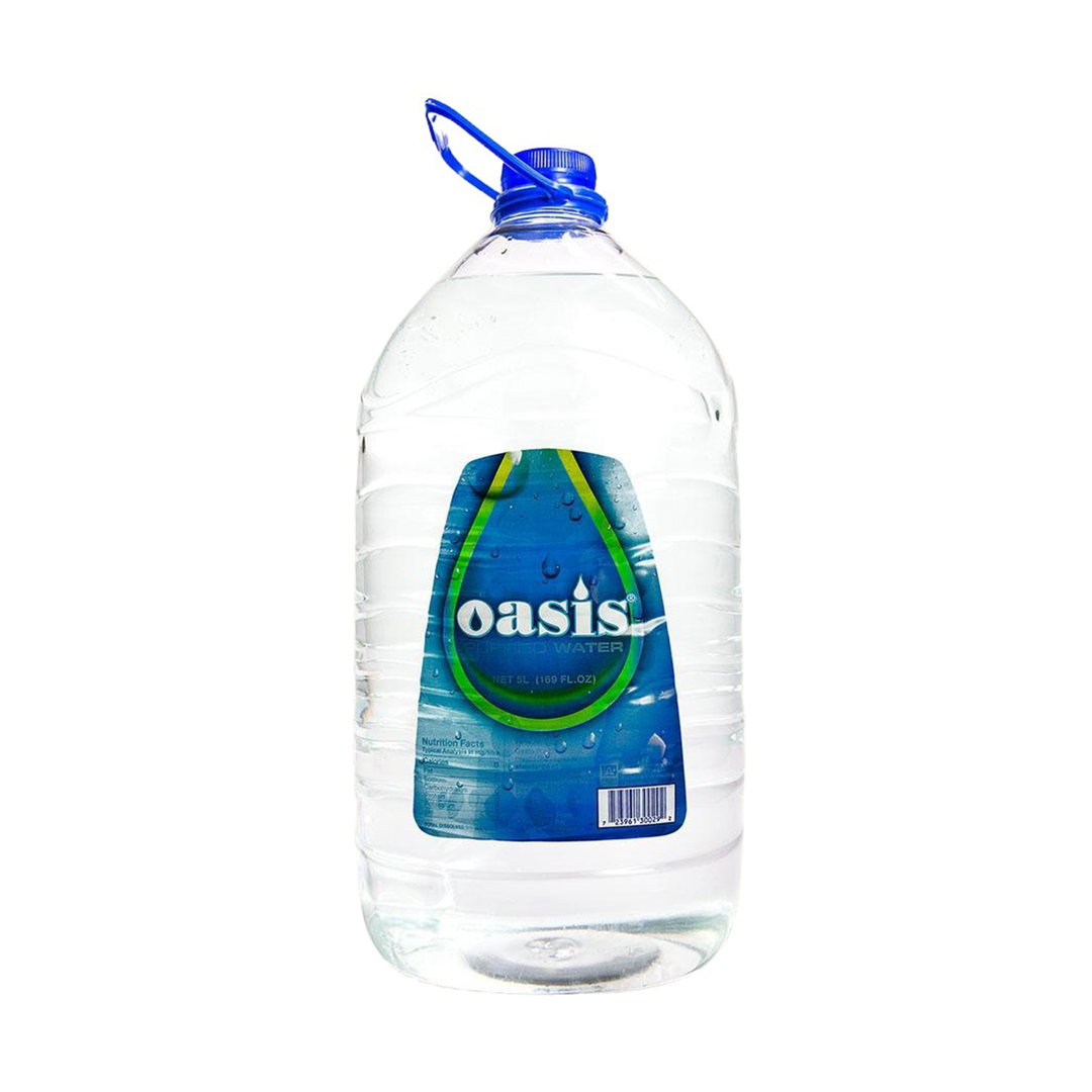 OASIS PURIFIED WATER 5 Litre - Premier Cru Retail Stores