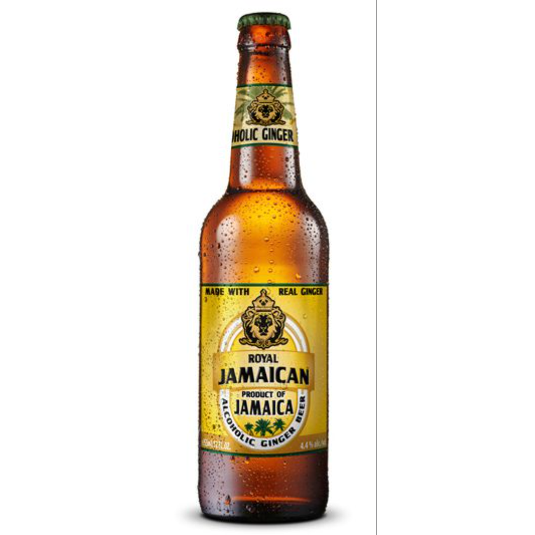 ROYAL JAMAICA ALCOHOLIC GINGER BEER 4.4% 355ml - Premier Cru Retail Stores