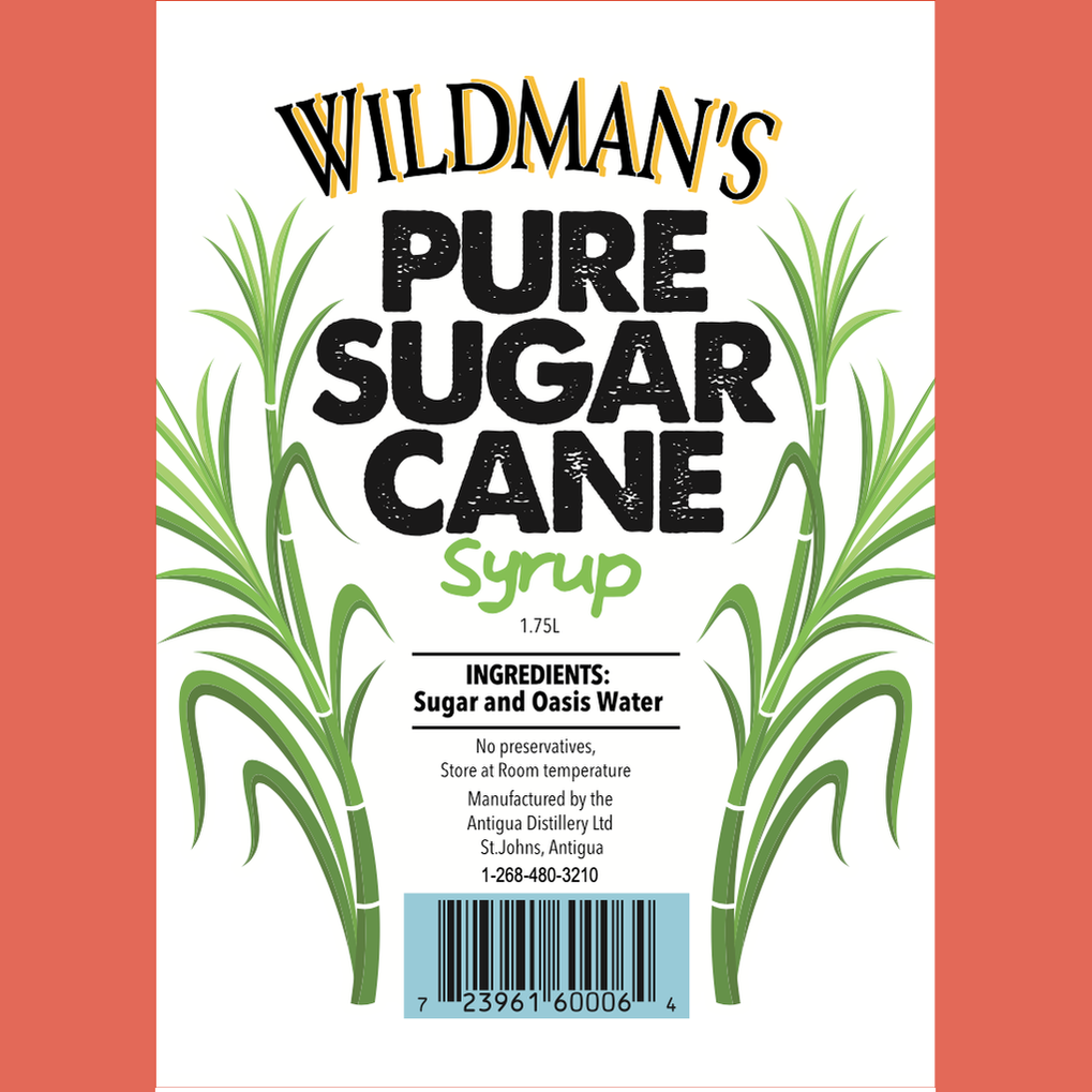 WILDMANS SUGAR SYRUP 1.75 Litre - Premier Cru Retail Stores