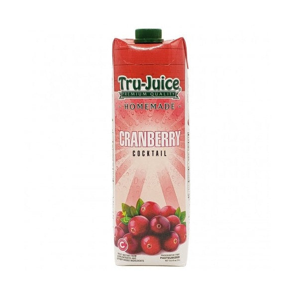 TRU-JUICE CRANBERRY COCKTAIL 1L - Premier Cru Retail Stores