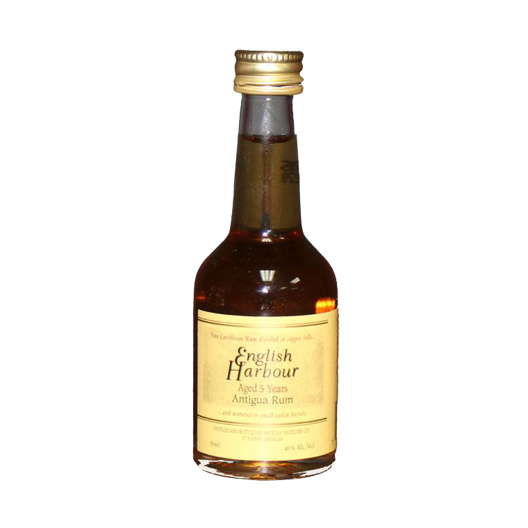 ENGLISH HARBOUR 5YR ANTIGUA RUM 50ml - Premier Cru Retail Stores