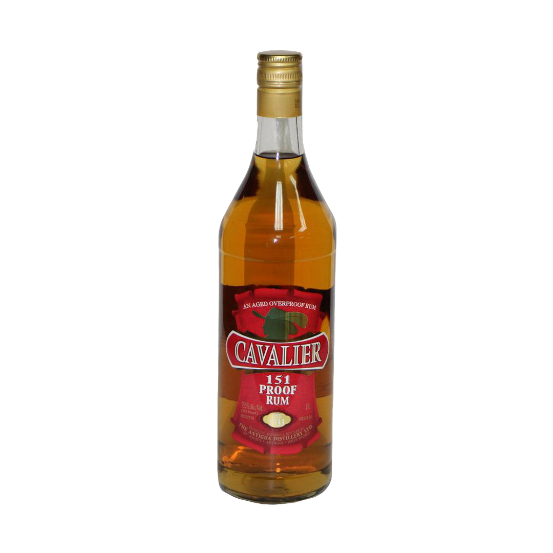 CAVALIER ANTIGUA RUM 151 PROOF 1 Litre - Premier Cru Retail Stores