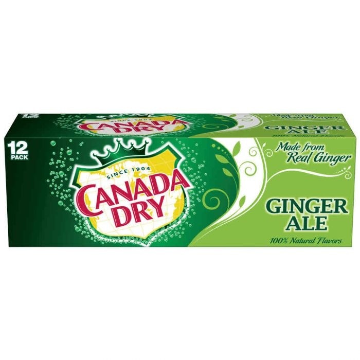 CANADA DRY GINGER ALE CAN 12oz - Premier Cru Retail Stores