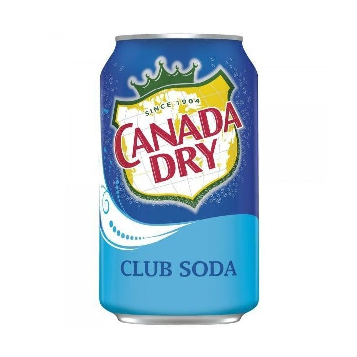 CANADA DRY CLUB SODA CAN 12oz - Premier Cru Retail Stores