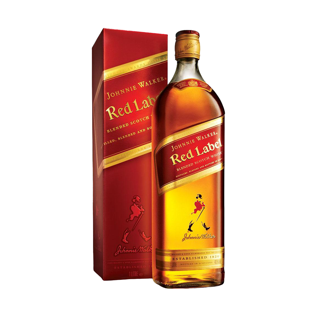 JOHNNIE WALKER RED BLENDED SCOTCH 1 Litre - Premier Cru Retail Stores