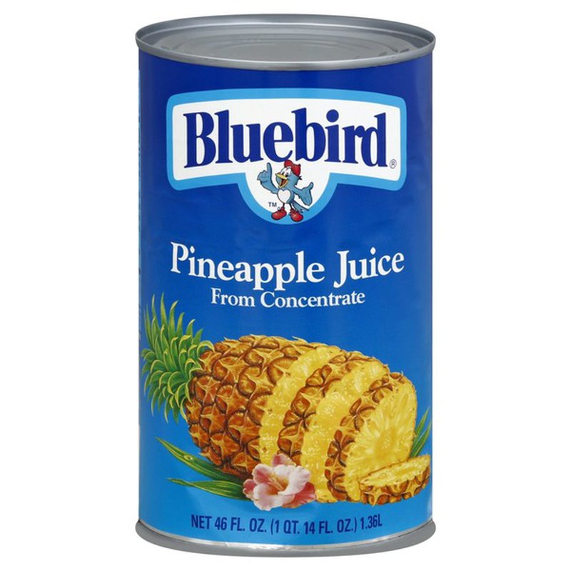 BLUEBIRD PINEAPPLE JUICE CAN 46oz - Premier Cru Retail Stores