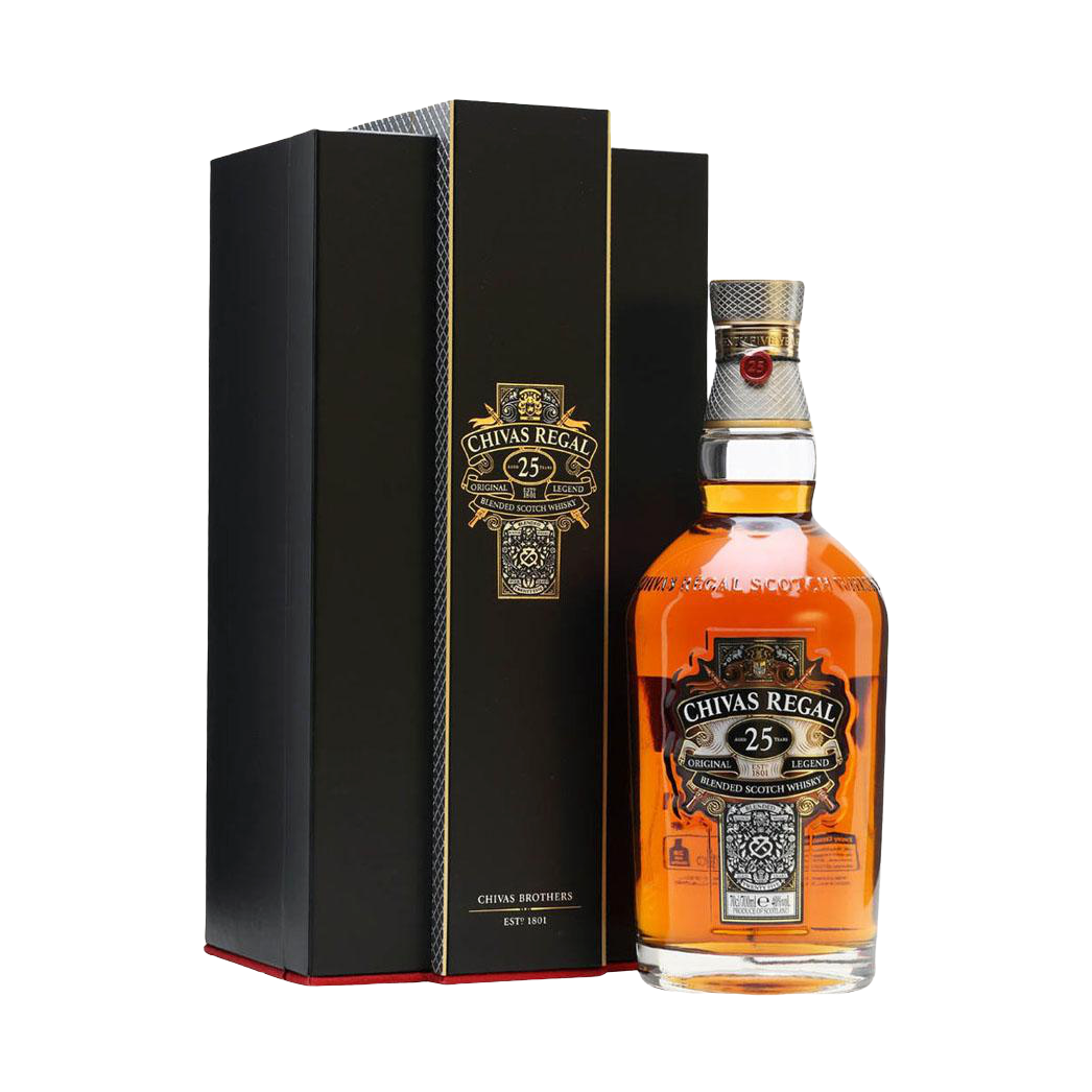 CHIVAS REGAL 25YR BLENDED SCOTCH 700ml - Premier Cru Retail Stores